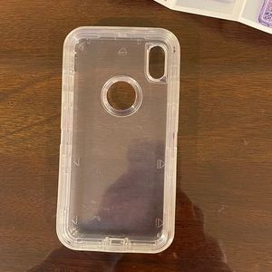Bundle of clear hybrid iPhone XS Max cases
